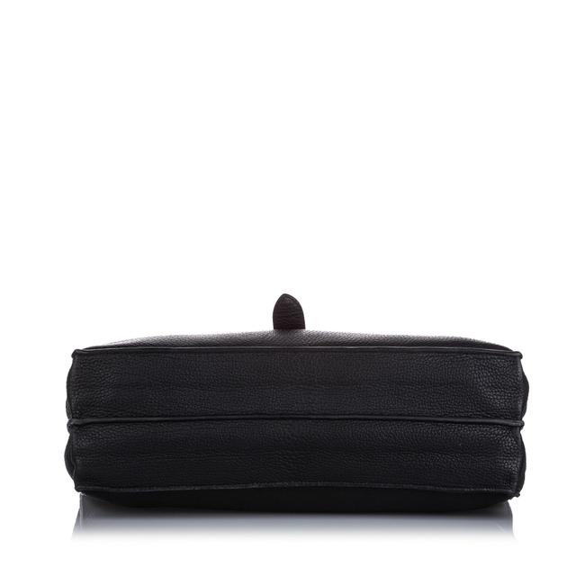 Hermes Togo Sac A Depeches 41 Black Leather Messenger Bag