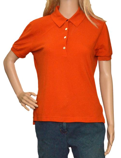 Hermes Orange Blouse 