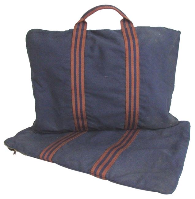Hermes Unisex Fool Toe Tote Blue 2 Bags Set Canvas Laptop Bag