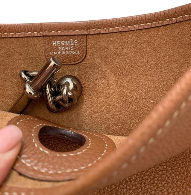 Hermes Vespa Luggage Leather Cross Body Bag