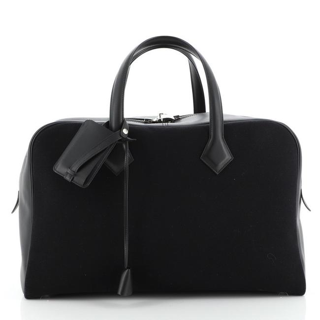 Hermes Victoria Ii Toile 43 Satchel