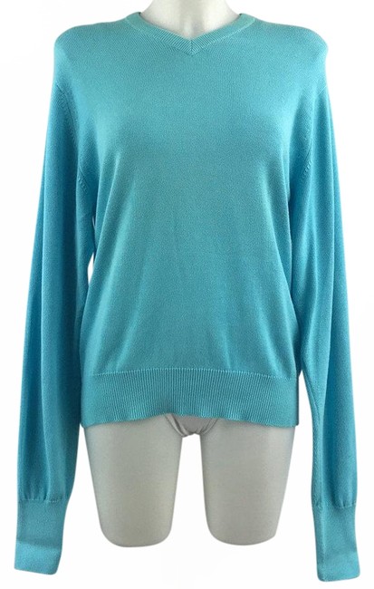 Hermes XL Size Blue Sweater