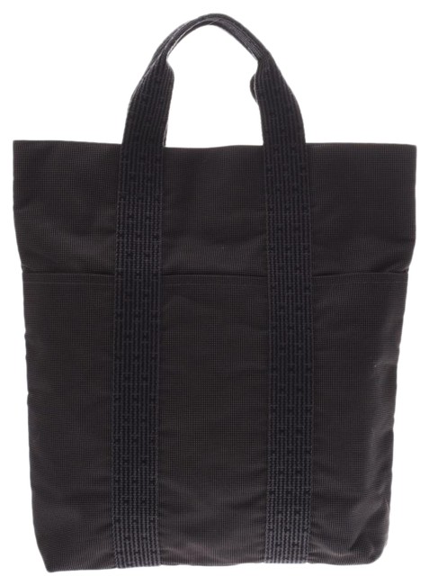 Hermes Bag Yale Line Cabass Unisex Gray Canvas Tote