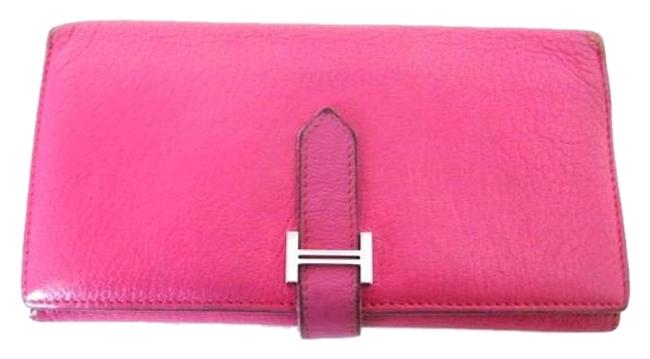 Hermes Bearn 176996 Htl130 Pink Clutch