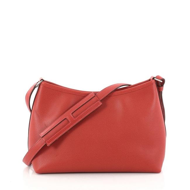 Hermes Berlingot 23 Rouge Leather Shoulder Bag