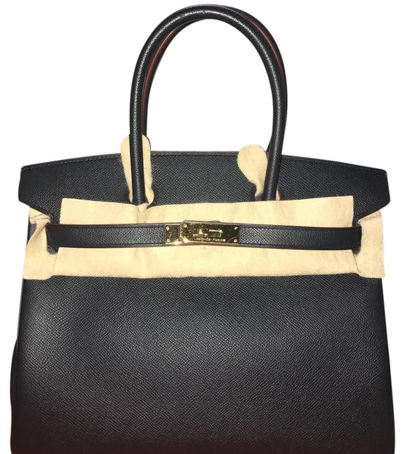 Hermes Birkin 2016 30 Contour Blue Indigo Epsom Leather Tote