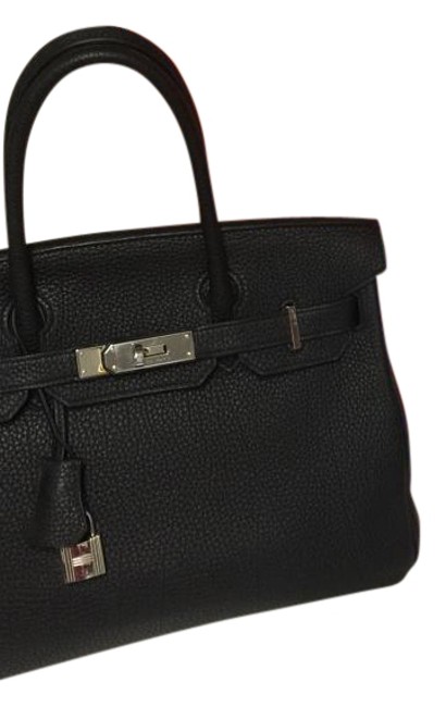 Hermes Birkin 30 Cm Black Leather Satchel