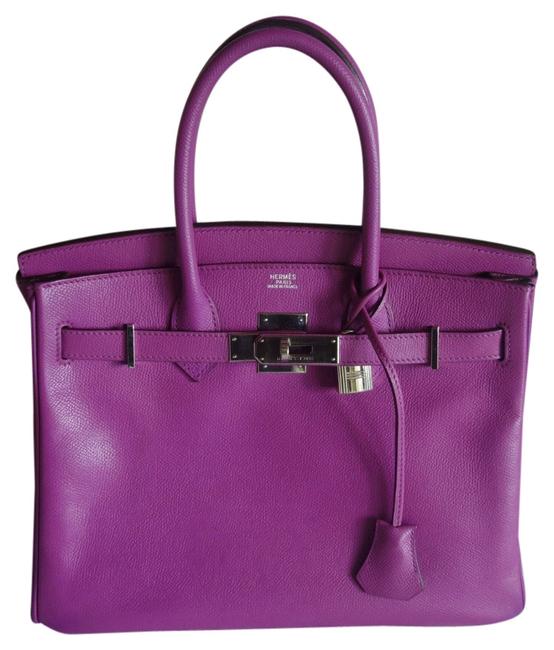 Hermes Birkin 30 Cm Epsom In Cyclamen Fuchsia Leather Satchel