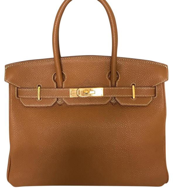 Hermes Birkin 30 Gold Satchel