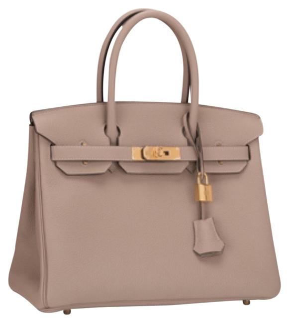 Hermes Birkin 30cm Gris Tourterelle Togo Leather Satchel