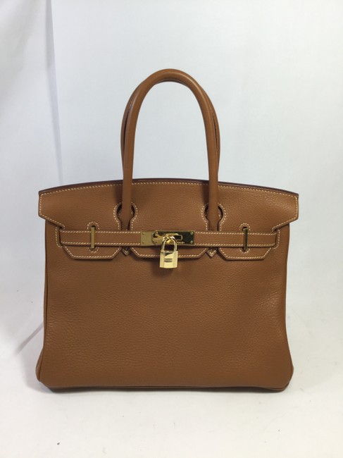Hermes Birkin 30cm Hardware Gold Togo Satchel
