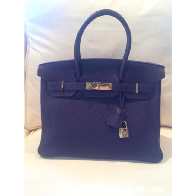 Hermes Birkin 30cm Raisin Togo Satchel