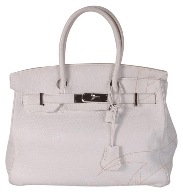 Hermes Birkin 30cm White Togo Leather Tote