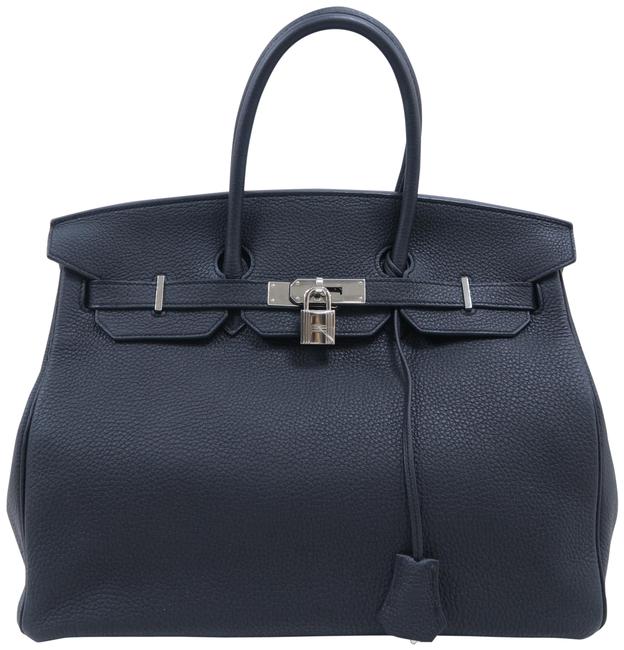 Hermes Birkin 35 Black Togo Tote