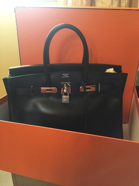 Hermes Birkin 35 Black Tote