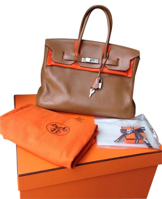 Hermes Birkin 35 Brown Satchel