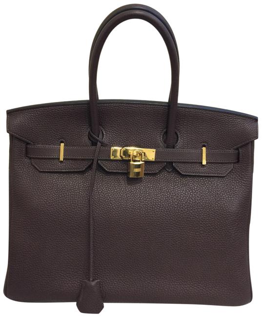 Hermes Birkin 35 Brown Togo Leather Satchel