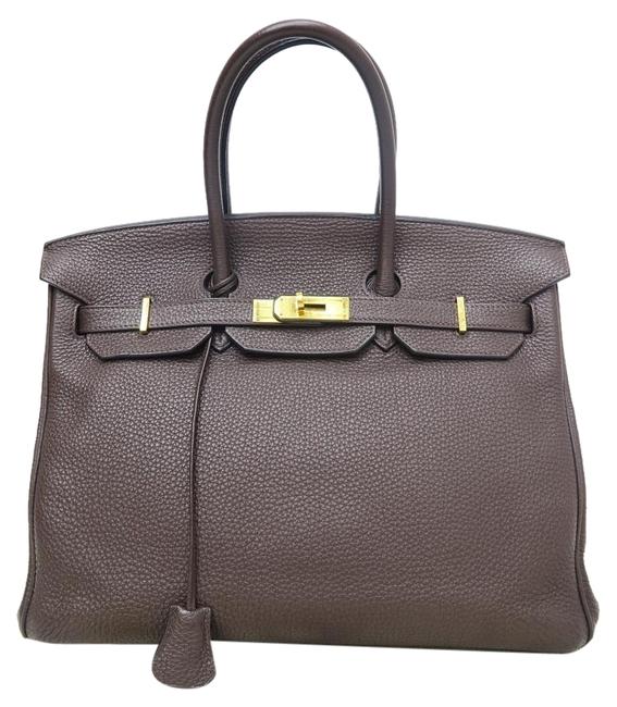 Hermes Birkin 35 Brown Togo Tote