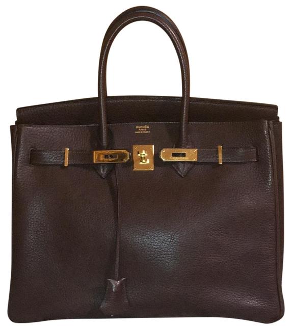 Hermes Birkin 35 Fjord*authentication Report Included* Fjord Satchel