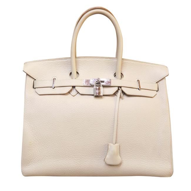 Hermes Bag Birkin 35 Parchemin Clemence Tote