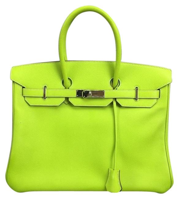 Hermes Birkin 35 Yellow Epsom Tote