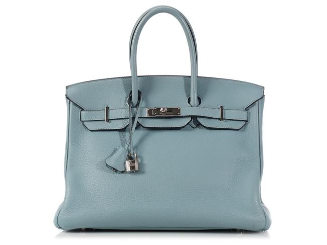 Hermes Birkin Ciel 35 Satchel