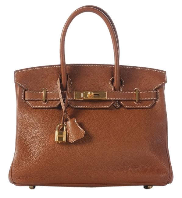 Hermes Birkin Gold 30 Satchel