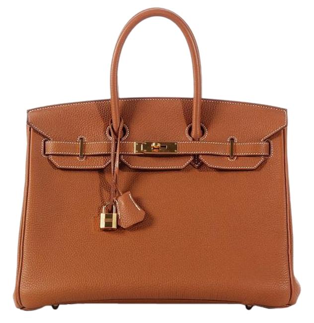 Hermes Birkin Gold 35 Satchel