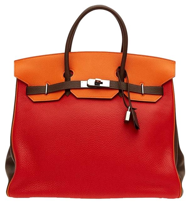 Hermes Birkin Hac 36 Tricolor Togo Leather Tote