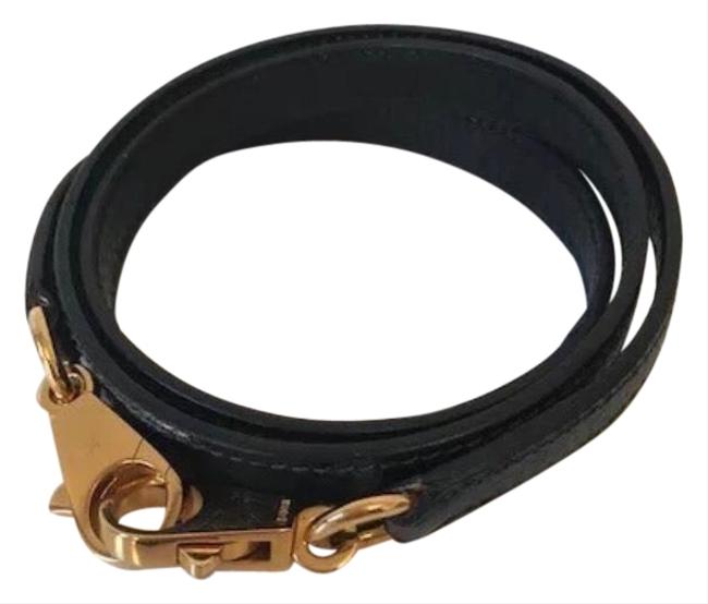 Hermes Birkin Kelly Shoulder Strap Black Togo Cross Body Bag