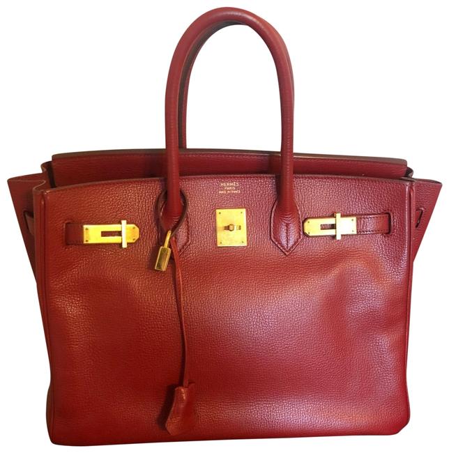 Hermes Birkin Leather Satchel