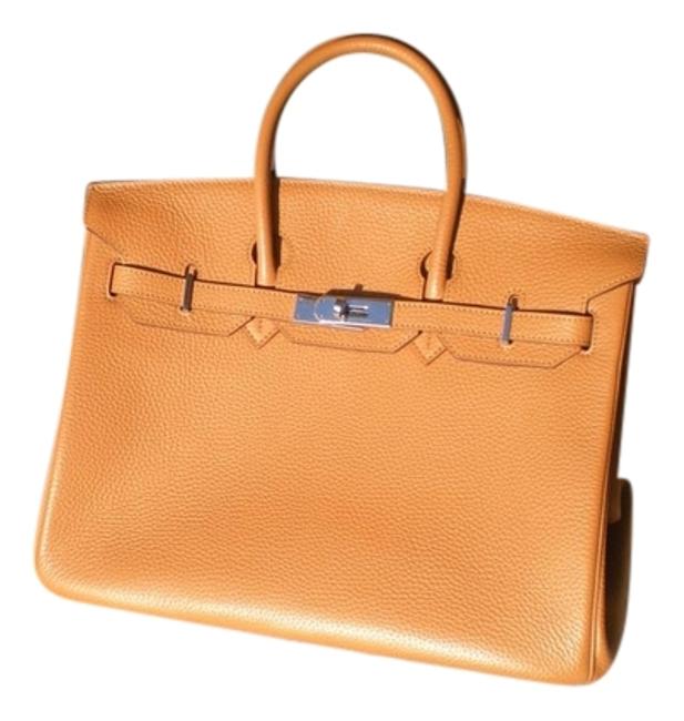 Hermes Birkin Tan Leather Satchel