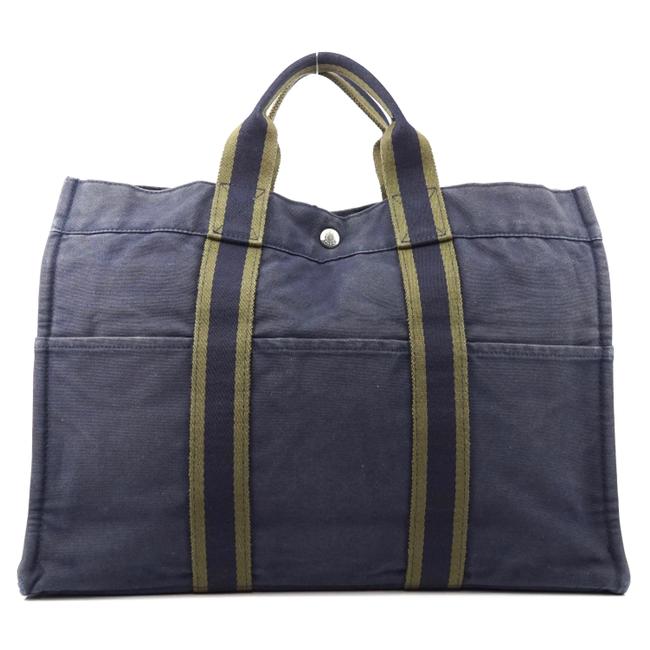 Hermes Black Canvas #364h360 Satchel