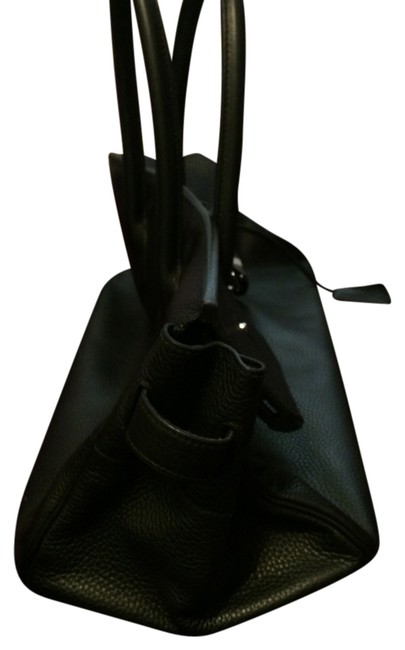 Hermes Black Leather Shoulder Bag