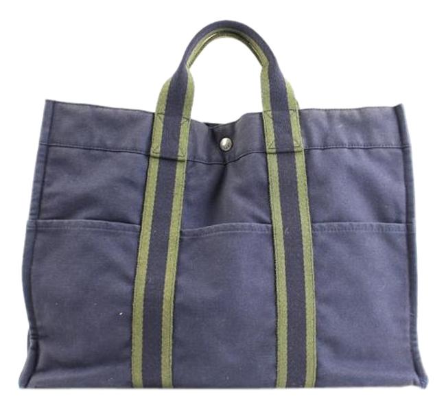 Hermes Blue Stripe 20hera817 Tote