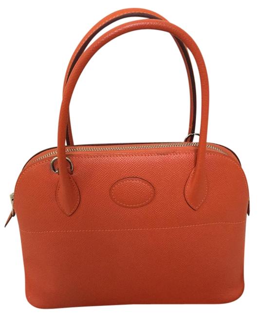 Hermes Bolide 27 Orange Cross Body Bag