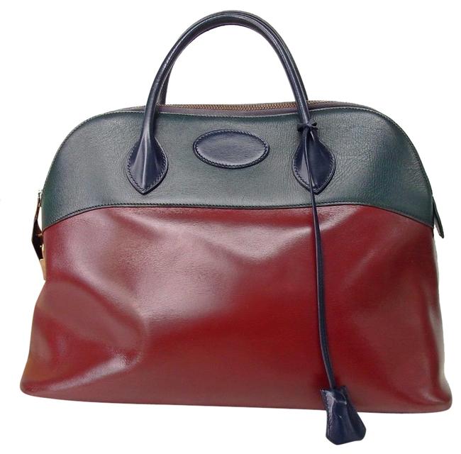 Hermes Bolide 35 Leather Satchel