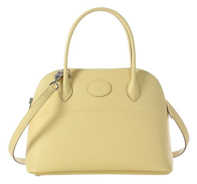 Hermes Bolide Jaune Poussin 27 Satchel