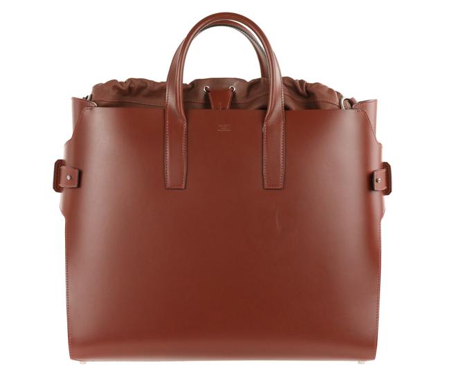 Hermes Burgundy Cabacity 45 Red Leather Weekend/Travel Bag