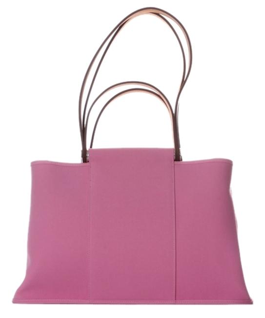 Hermes Cabag Pink Canvas Tote