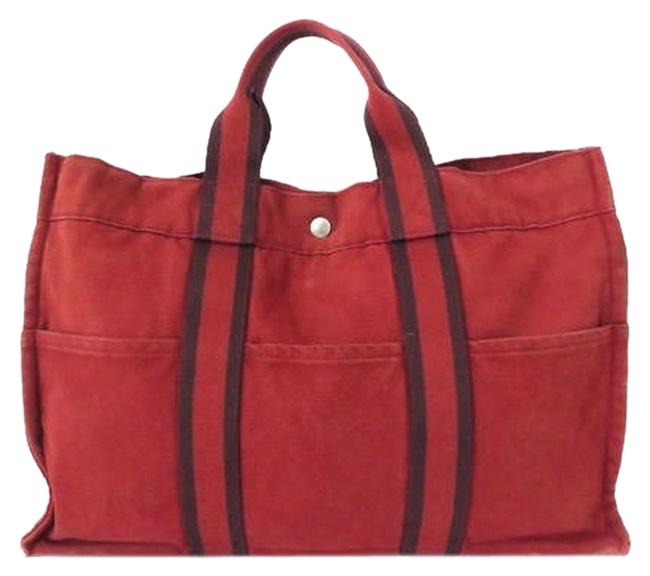 Hermes Canvas 174571 Hzz09 Tote