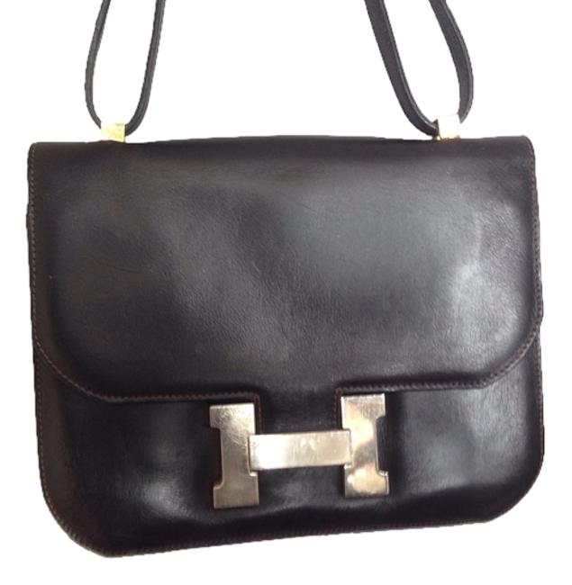 Hermes Constance Vintage Dark Brown Shoulder Bag