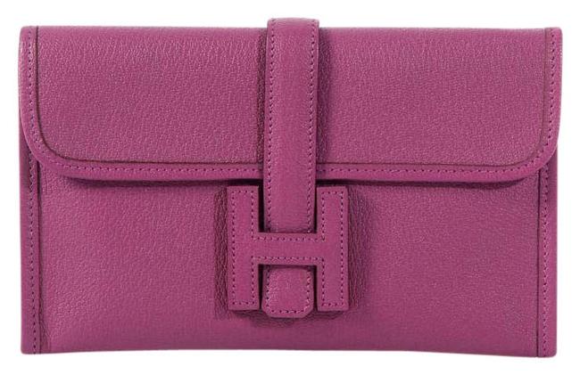 Hermes Cyclamen Jige 20 Clutch