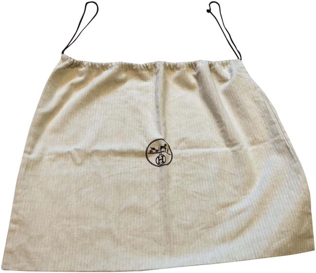 Hermes Dust Cover Cream Cotton Shoulder Bag