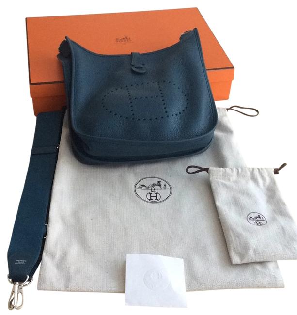 Hermes Evelyne Colvert Clemence Leather Cross Body Bag