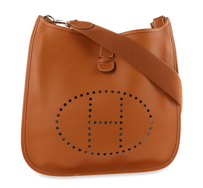 Hermes Evelyne Epsom Ii Gm Brown Leather Cross Body Bag