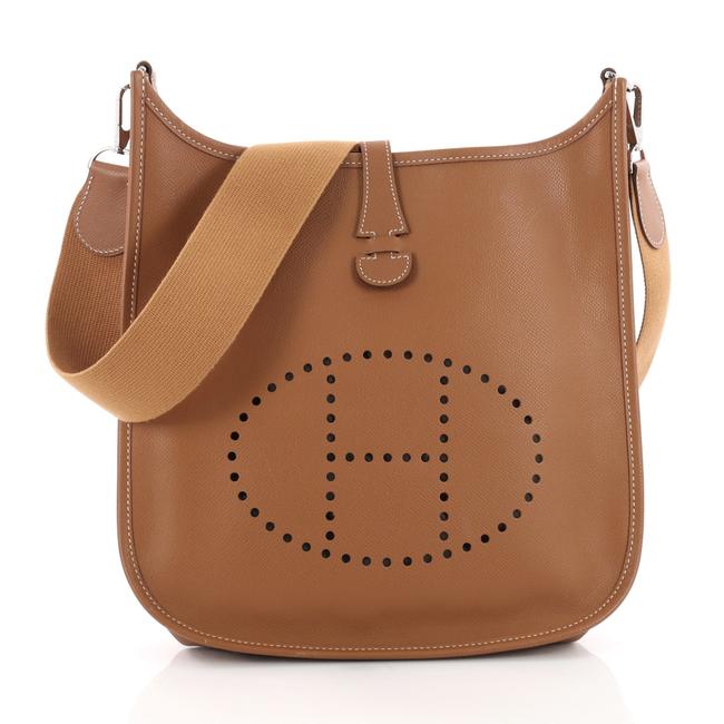 Hermes Evelyne Gen I Pm Brown Epsom Leather Cross Body Bag