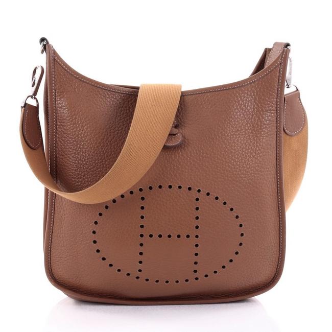 Hermes Evelyne Gen Ii Pm Gold Clemence Cross Body Bag