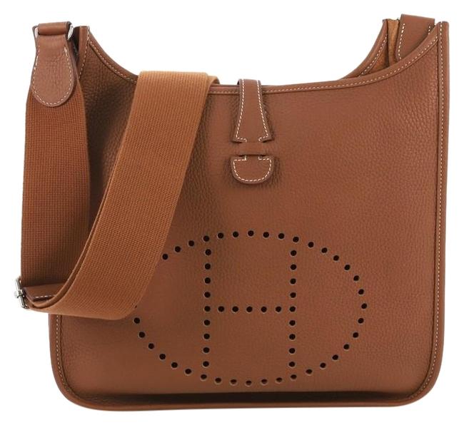 Hermes Evelyne Gen Iii Pm Brown Clemence Cross Body Bag