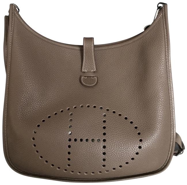 Hermes Evelyne Gm Clemence Leather Cross Body Bag